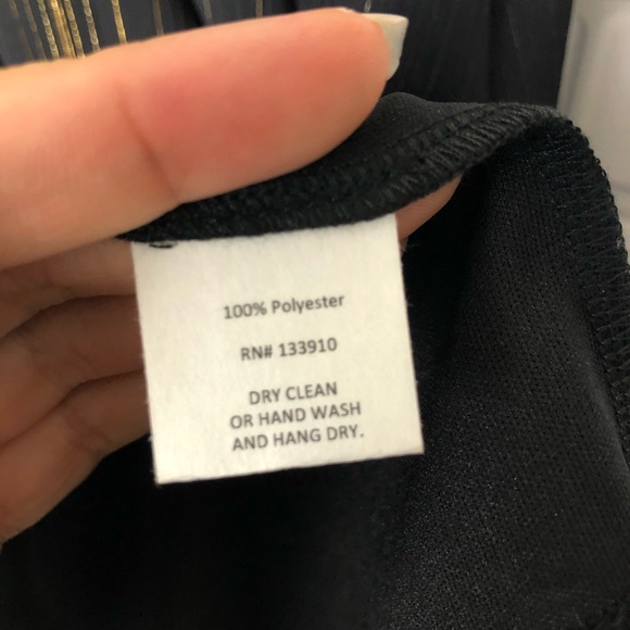 Show Me Your Mumu Tessa Black Gold Tunic Dress S - Picture 7 of 8